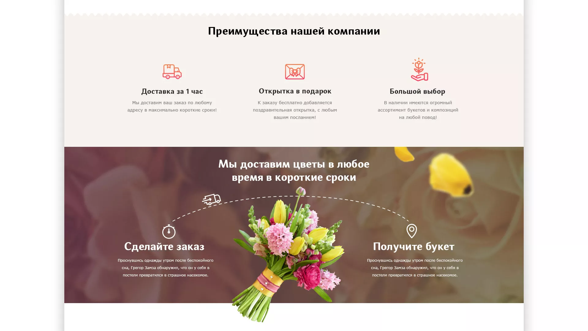 Создание интернет-магазина «Букет-онлайн» по цветам в Абазе