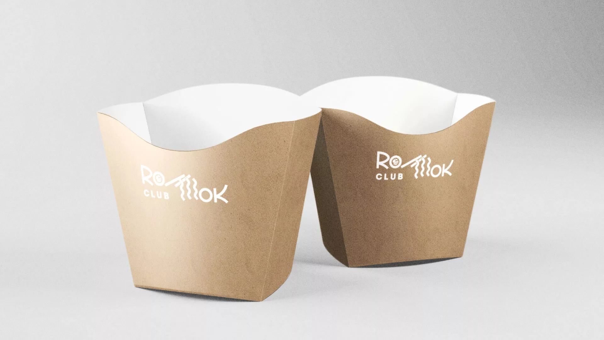 Создание логотипа суши-бара «Roll Wok Club» в Абазе