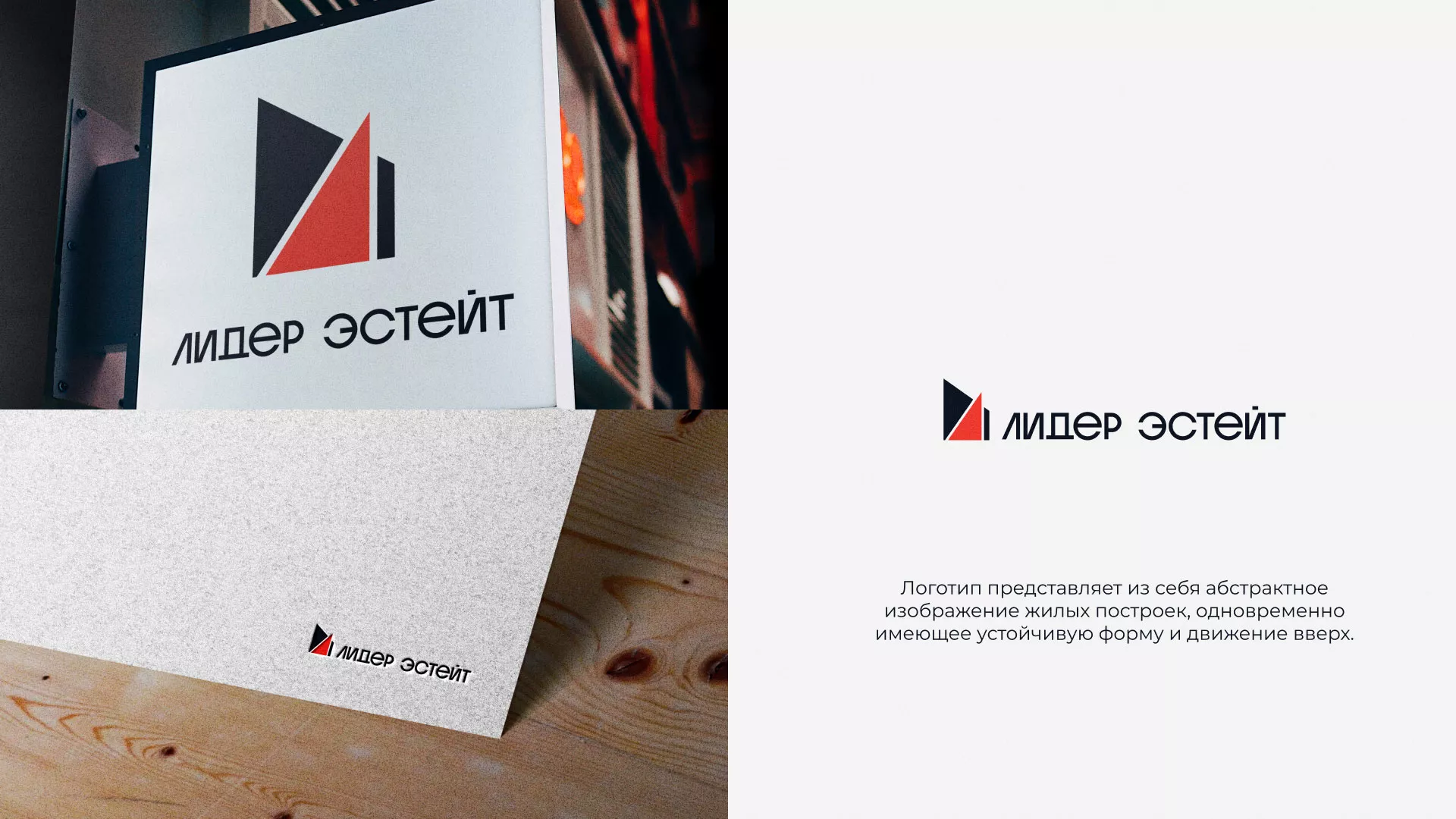 Сделали логотип для агентства недвижимости «Лидер Эстейт» в Абазе