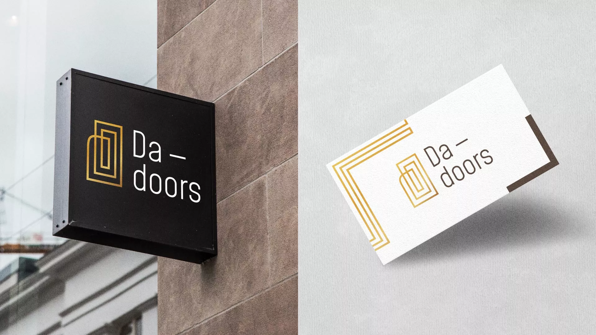 Разработка логотипа для компании «DA-DOORS» в Абазе